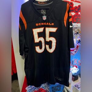 NWOT Nike Logan Wilson Black Cincinnati Bengals Jersey Mens XL.